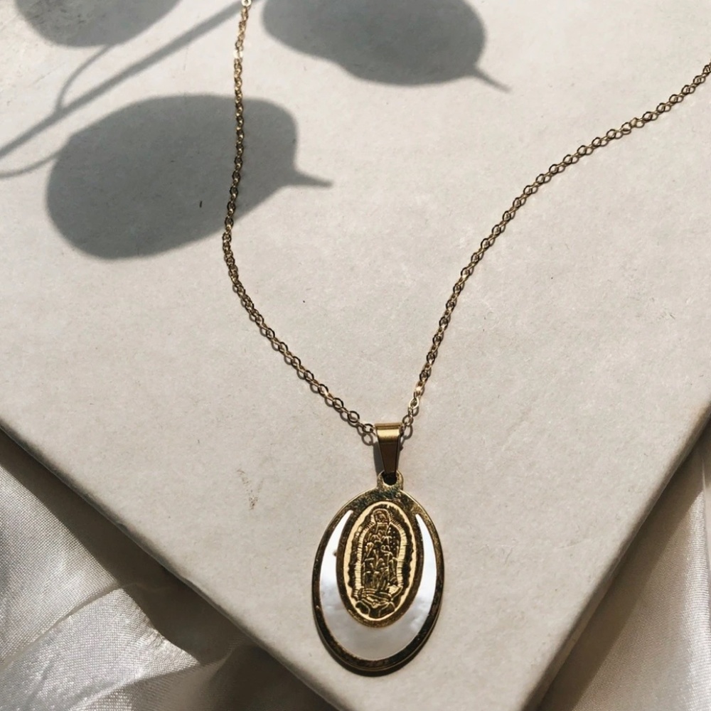 Virgin Mary Necklace